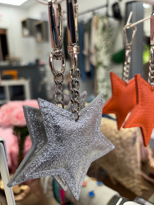 Star Keyring - Pewter
