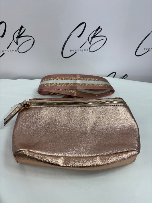 Rose gold Box Sling Bag