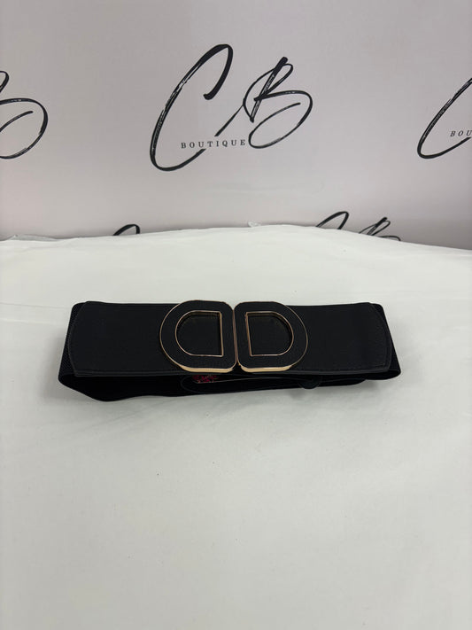 Black Belt with D Buckle